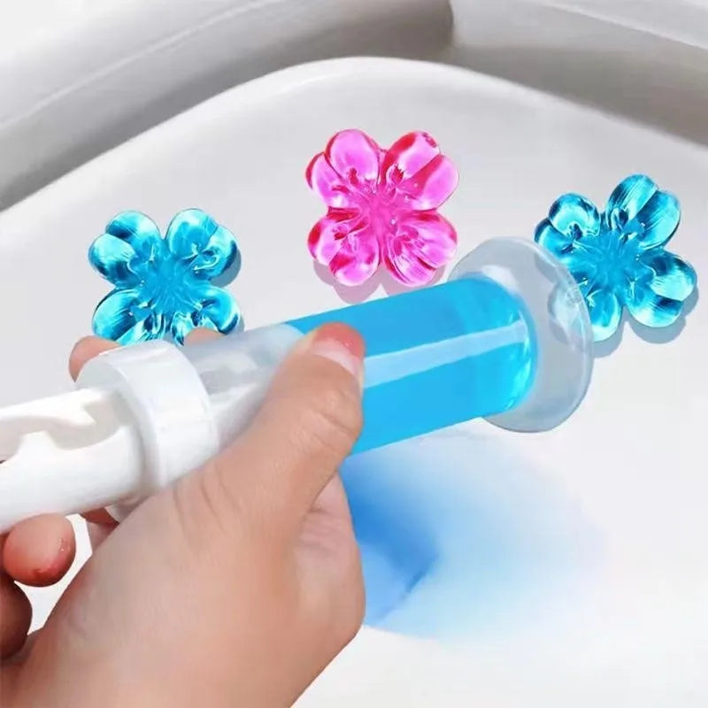 12 Gel Flower Fragrance Toilet Deodorizers