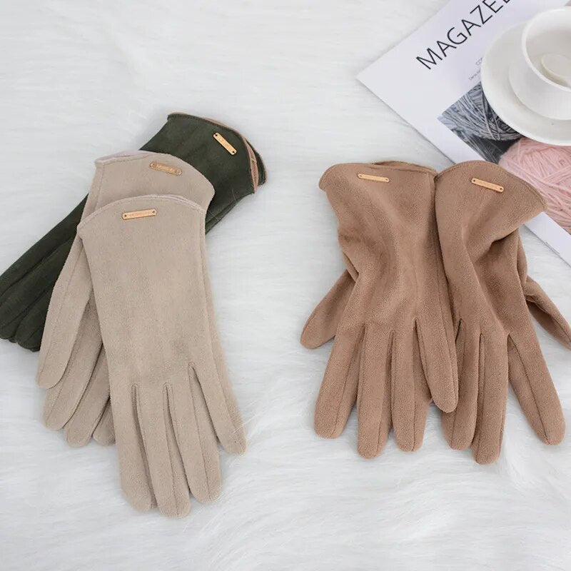 Women's Cashmere Touch Screen Gloves.