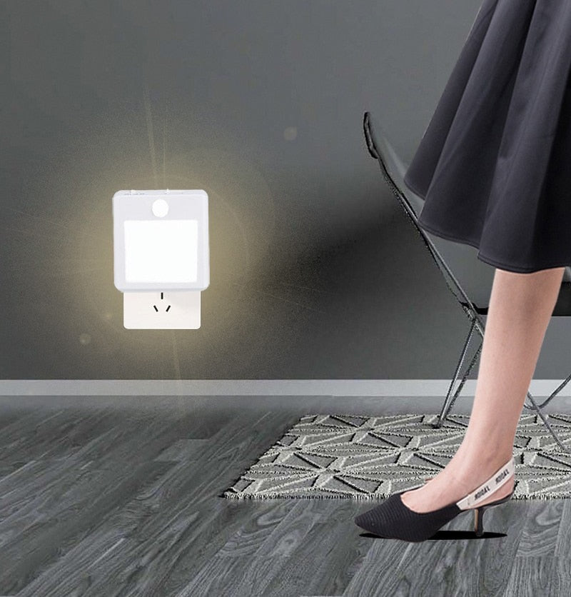 Plug In LED Motion Sensor Night Light.