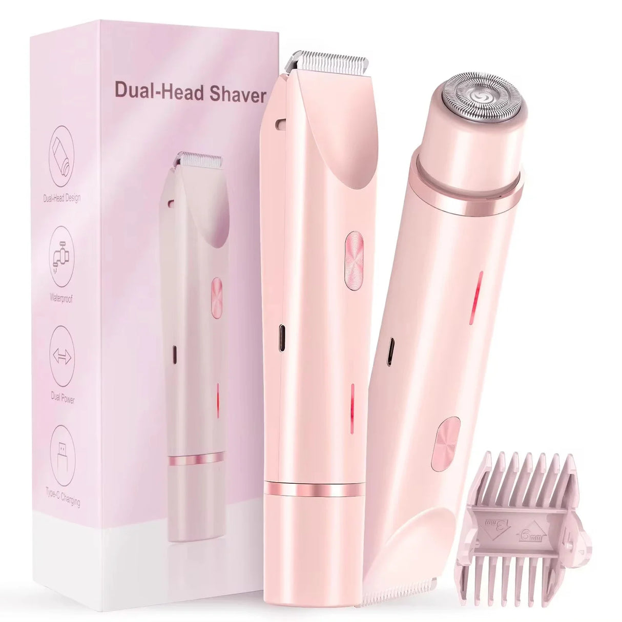 Women's Waterproof Rechargeable Mini Electric Shaver