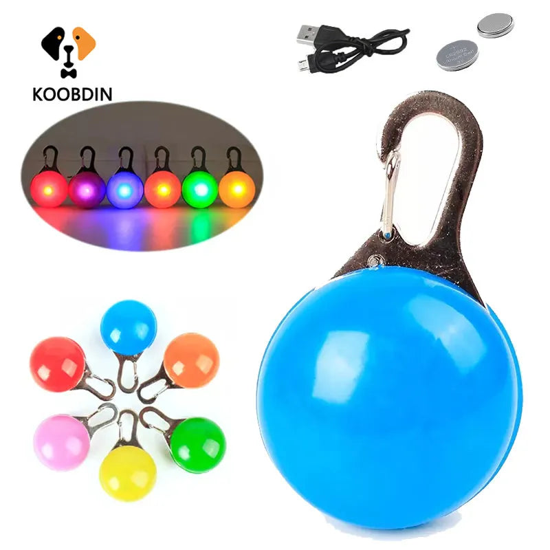 LED Colorful Safety Lights For Pets, Hiking Or Biking.
