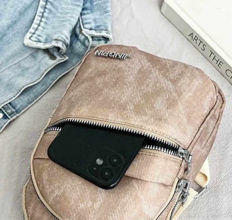 Soft Leather Casual Crossbody Shoulder Bag