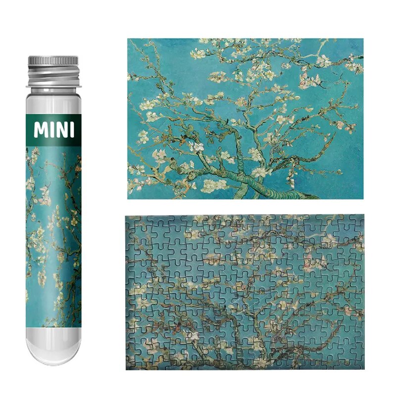 150 Pieces Mini Test Tube Jigsaw Puzzles.