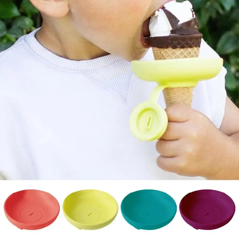 Colorful Silicone Drip Free Popsicle Holder