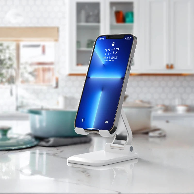 Foldable Metal Desktop Stand For Mobile Phone, iPad  Or Tablet