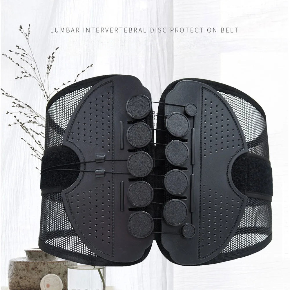 New Double Pull Waist/Back Brace For Lumbar Posture Support