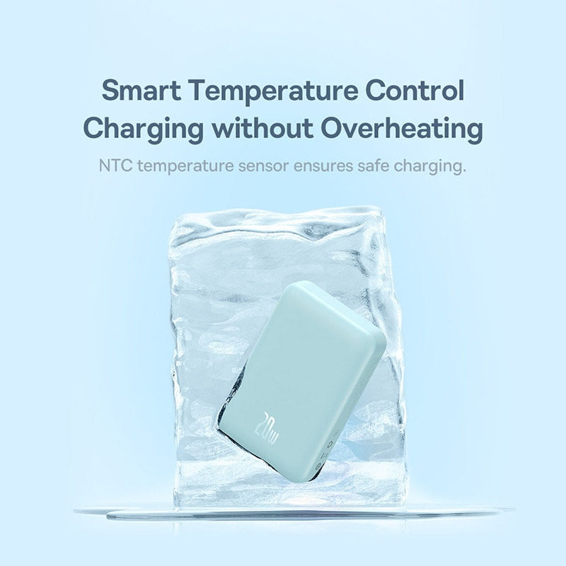 Baseus Power Bank 10000mAh Mini Magnetic Wireless Fast Charge with Auto-wake For iPhone 14 13 12 Pro Max Magsafe