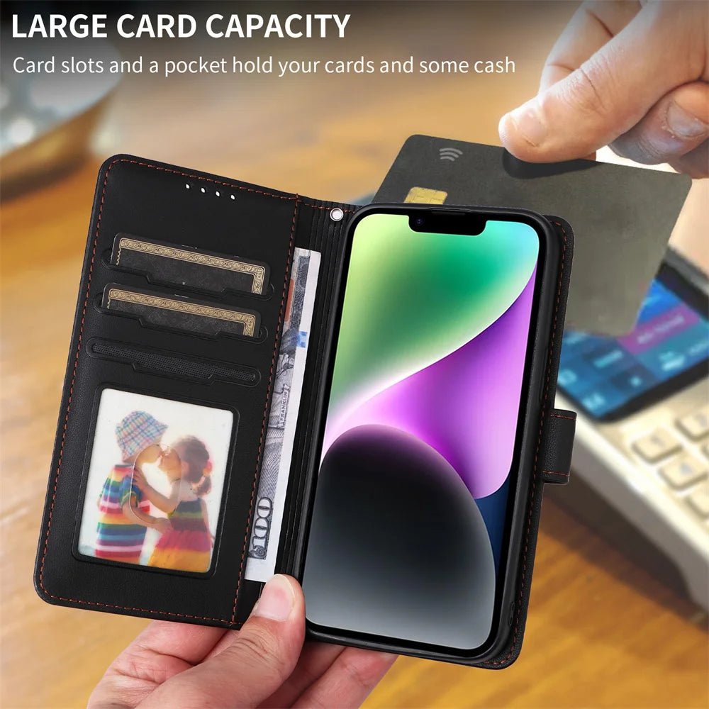 BETOPNICE 2 in 1 Detachable Magnetic Leather Case for iPhone 15 Pro Max 12 13 Mini 14 Plus
