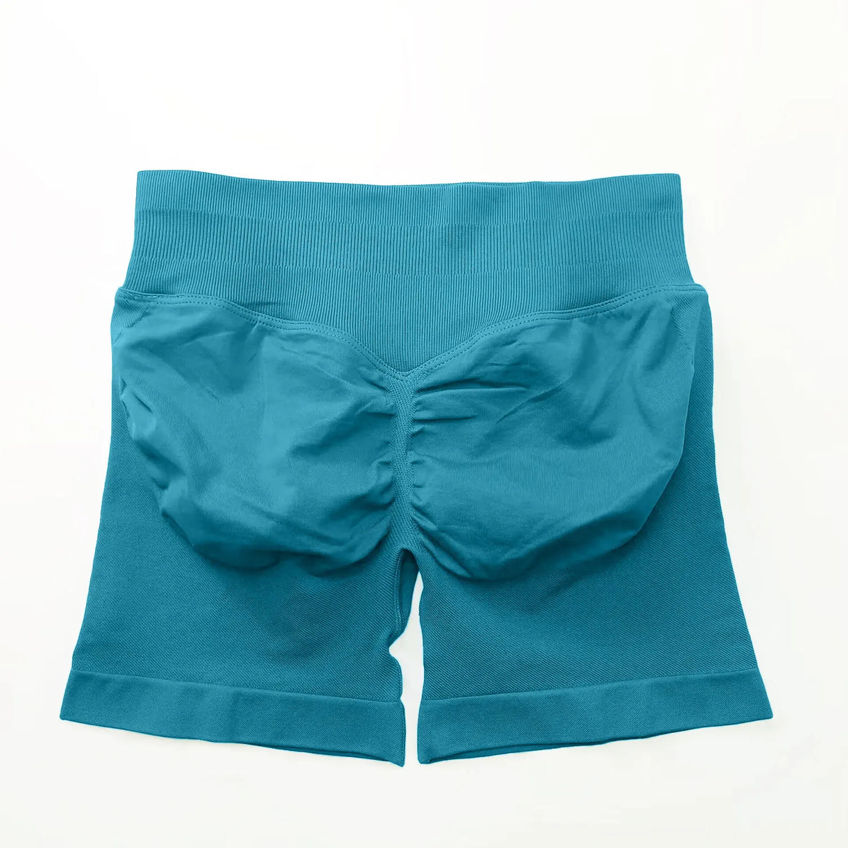 NCLAGEN 4.5" Women's Low Ribbed Band Scrunch Butt Seamless Impact Shorts