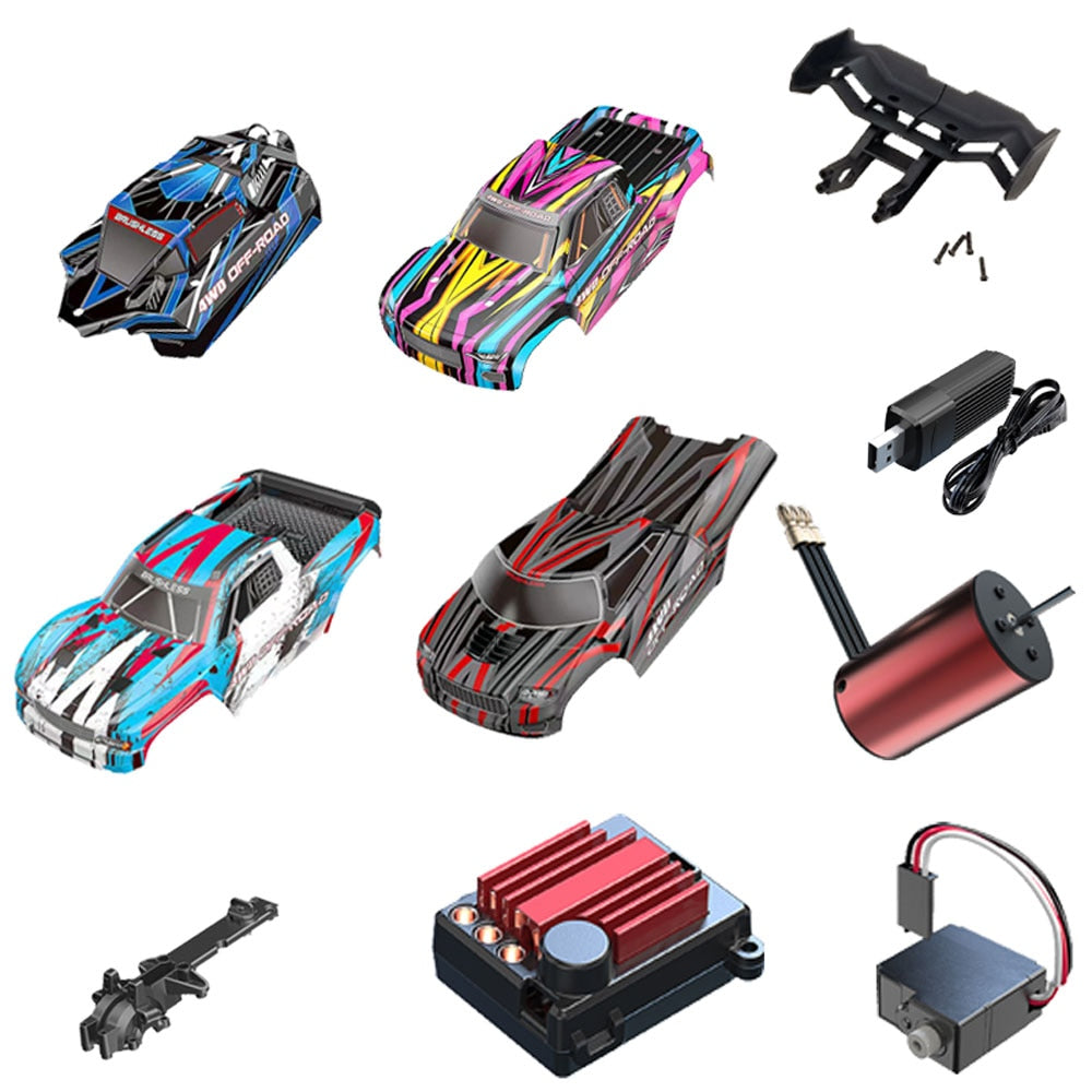 MJX Hyper Go Original Replacement Spare Parts. 3S Battery Motor, ESC Accessories For 16207 16208 16209 16210 Brushless RC Truck