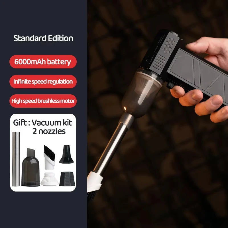200000 RPM Turbo Jet Powerful Air Blower/Vacuum Dust Cleaner With Type-C Charging