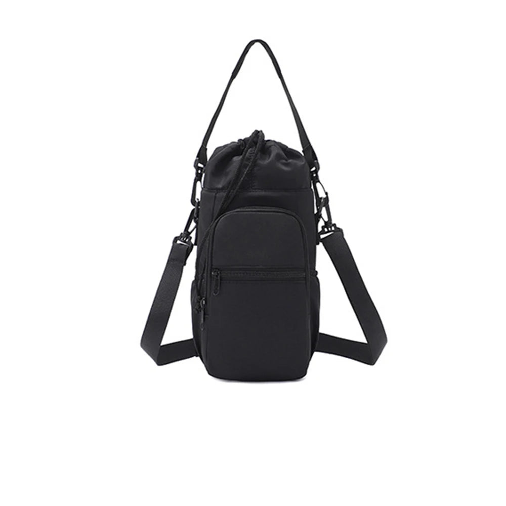 Women And Men's Oxford Lightweight Waterproof Crossbody Water Bottle And Phone Bag