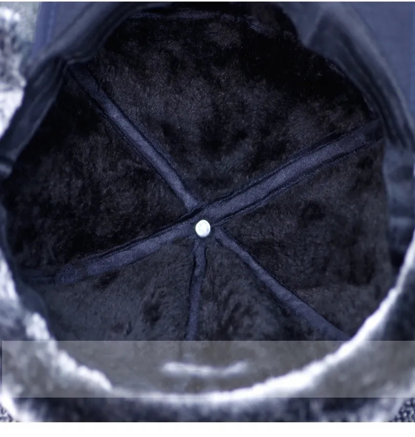 Men Or Women's Outdoor Thick Warm Hat With Ear Flaps And Removable Mask