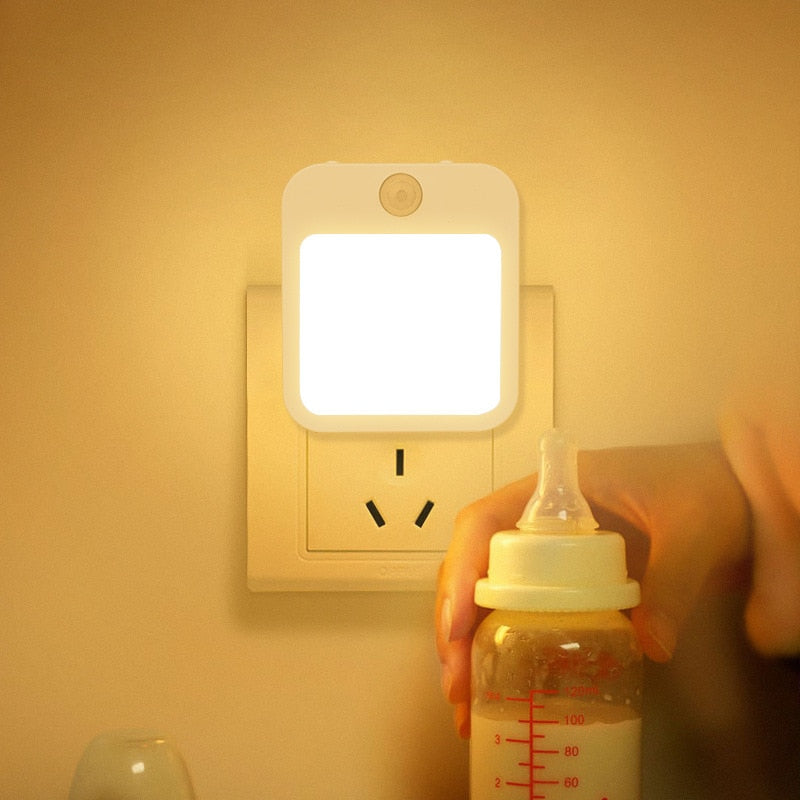 Plug In LED Motion Sensor Night Light.