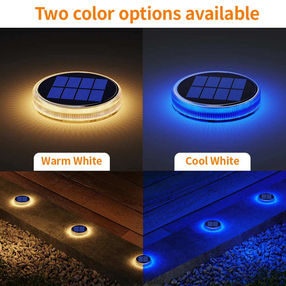 Solar Waterproof LED Dock Lighting IP68 Auto On/Off For Garden Or Driveway