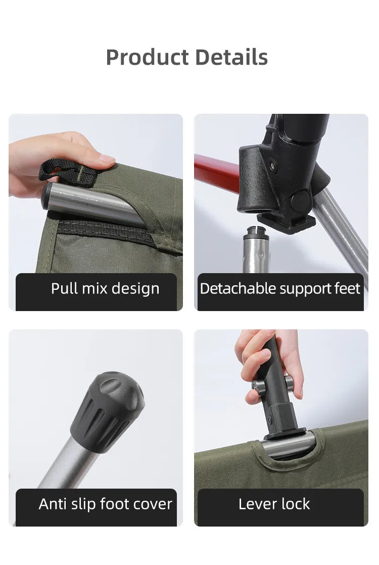 TARKA Folding Camp-cot For Camping And Fishing