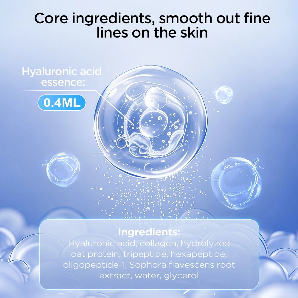 1-10PCS Hyaluronic Acid Microneedle Eye Patches Mask for Anti Wrinkle Or Aging Dark