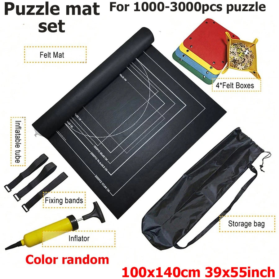 Felt Puzzle Scroll Storage Mat For 1500-3000 PCS
