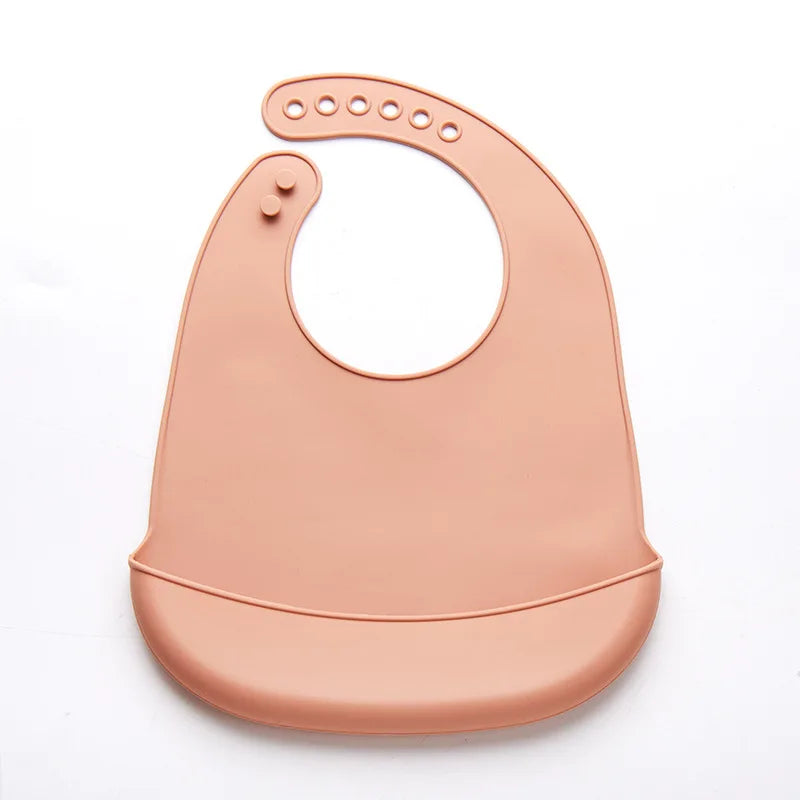 Silicone Soft Adjustable Baby Bib. BPA Free