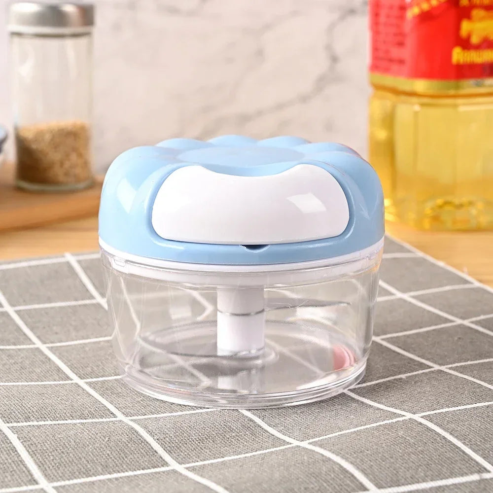 1PC Manual Mini Chopper For Garlic Chili Or Peppers