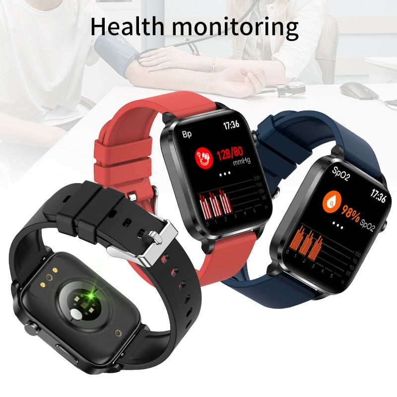 Men's 2023 New Smart Watch. Healthy monitor for your heart rate, hypertension, hyperglycemia. multi sport modes. AND many more purposes.