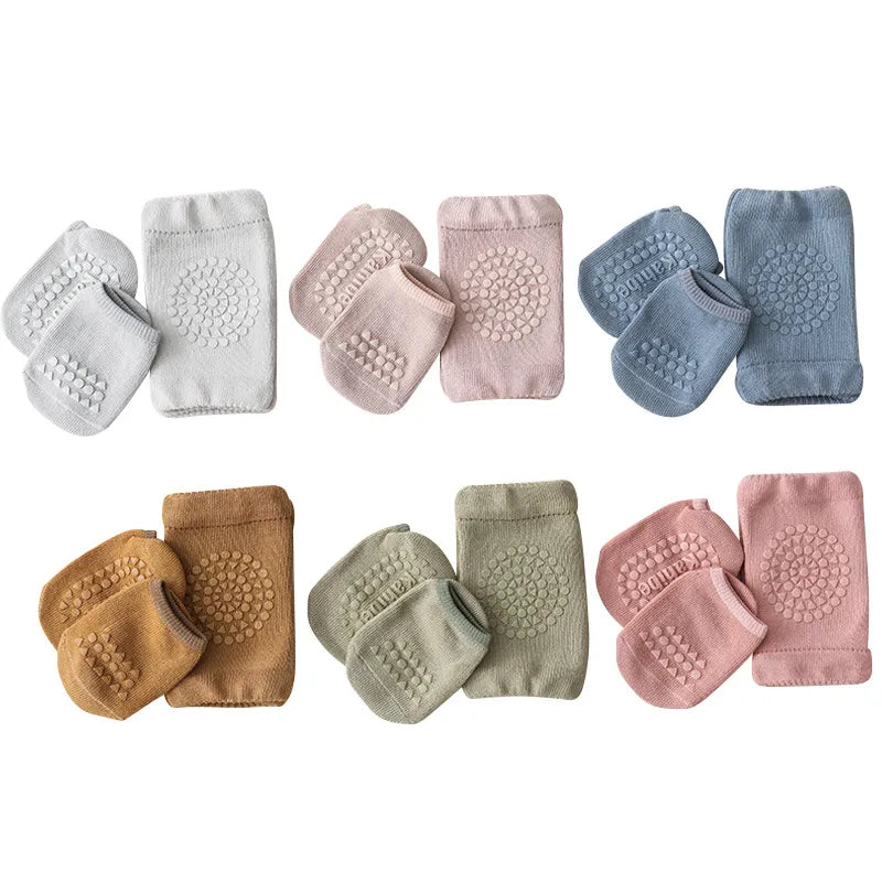 Baby Anti Slip Socks And Knee Pads For Crawling