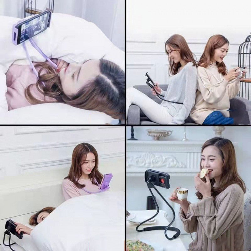 New Flexible Mobile Phone Holder That Hangs from your Neck For Hands Free Facetime or Watching a Movie.