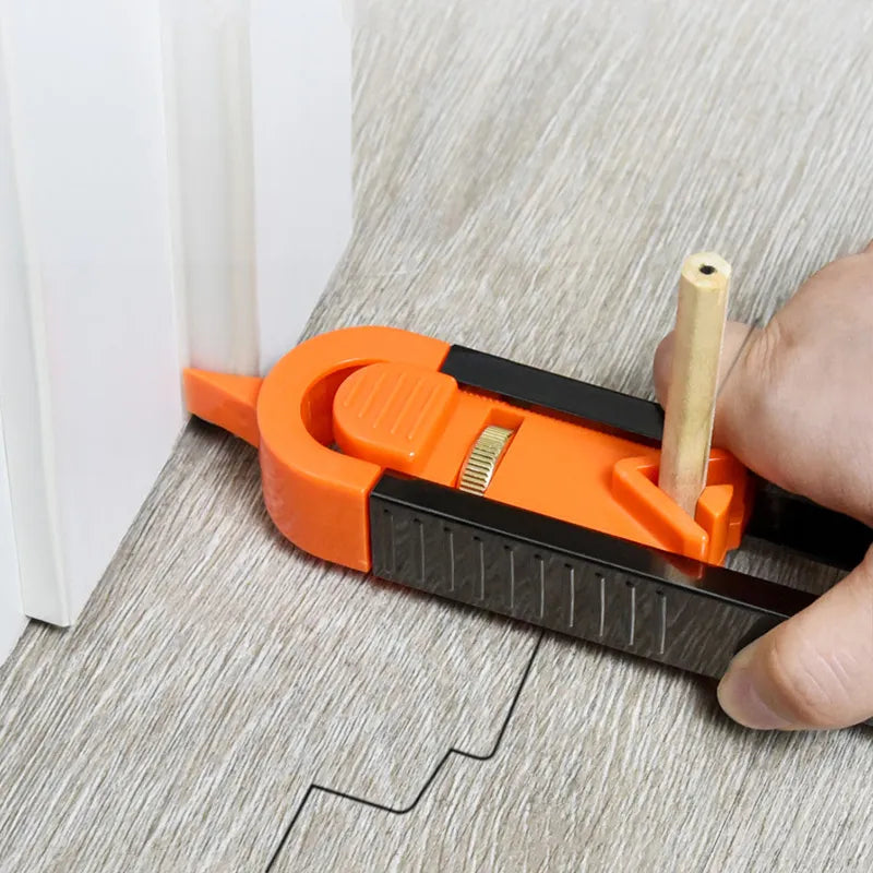 Lock Adjustable Woodworking Measuring Gauge.