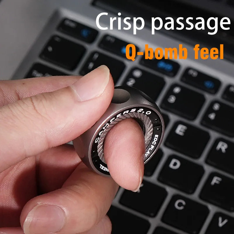 Stainless Steel Office Desk EDC Magnetic Ring For Anti Stress