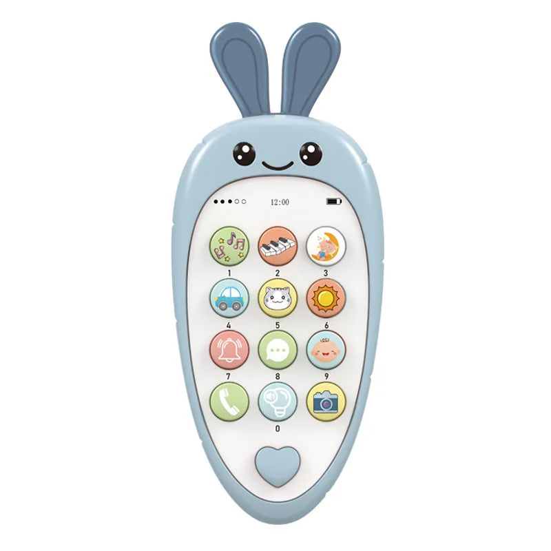 Children's Soft Plastic Music And Light Simulation Mobile Phone