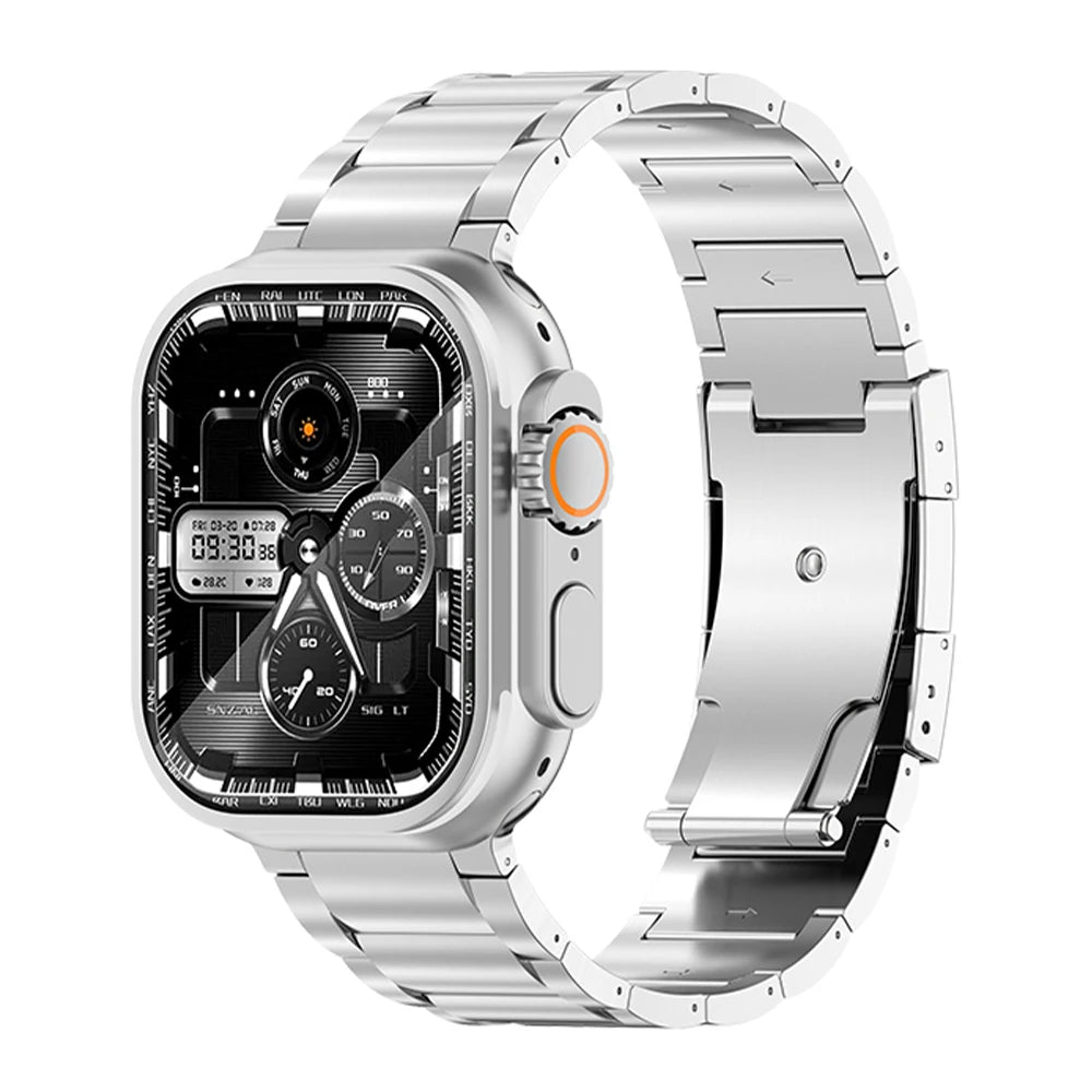 Titanium Metal Strap for Apple Watch Ultra 2 49mm 46mm 45mm 44mm 42mm Series 10 9 8 7 6 SE 5 4