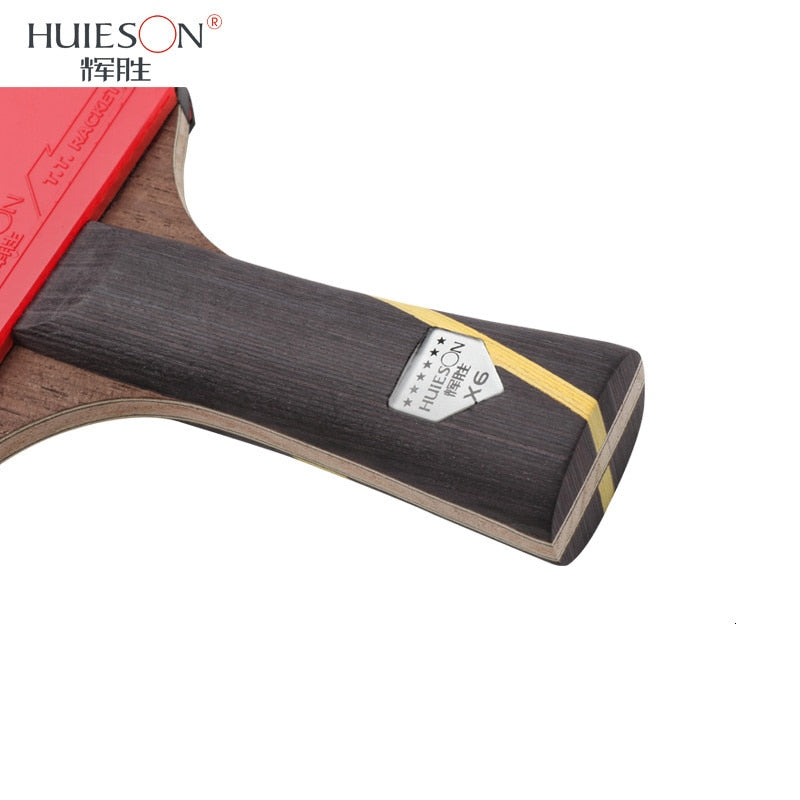 HUIESON 5/6 Star 2Pcs Carbon Table Tennis OR Ping Pong Racket.