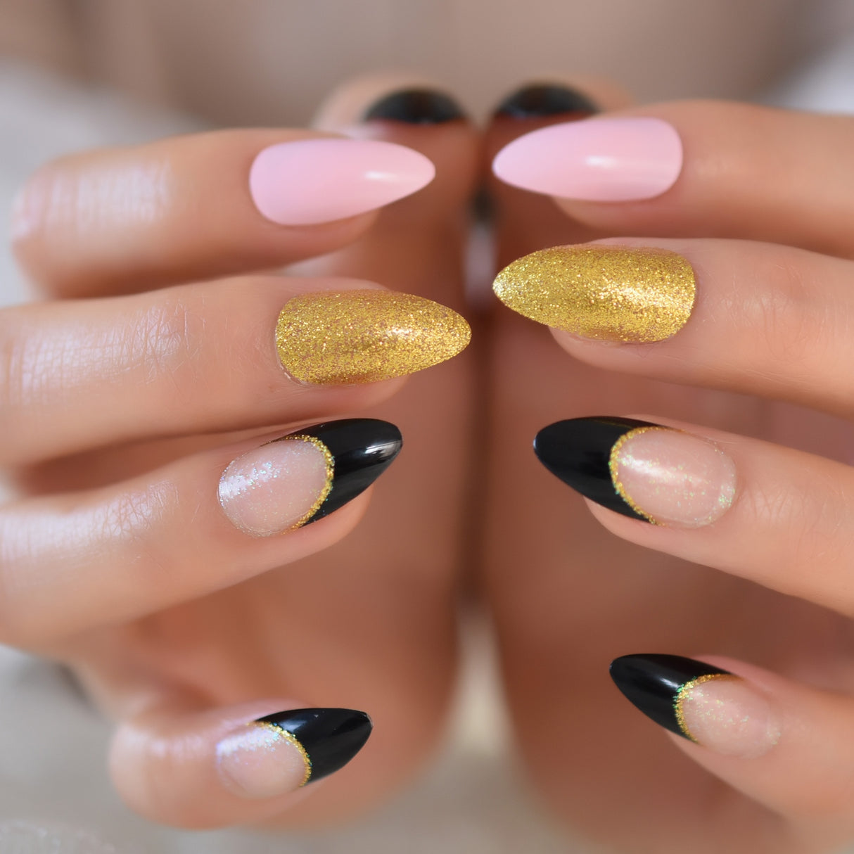 Acrylic Press On Nails. Various types such as French, Ombre, Nail Art, Glitter. Long or Short.