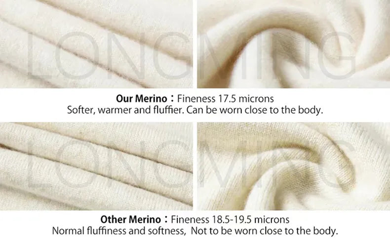 Women's Long Sleeve, V Neck, 100% Soft Merino Wool Cardigans.