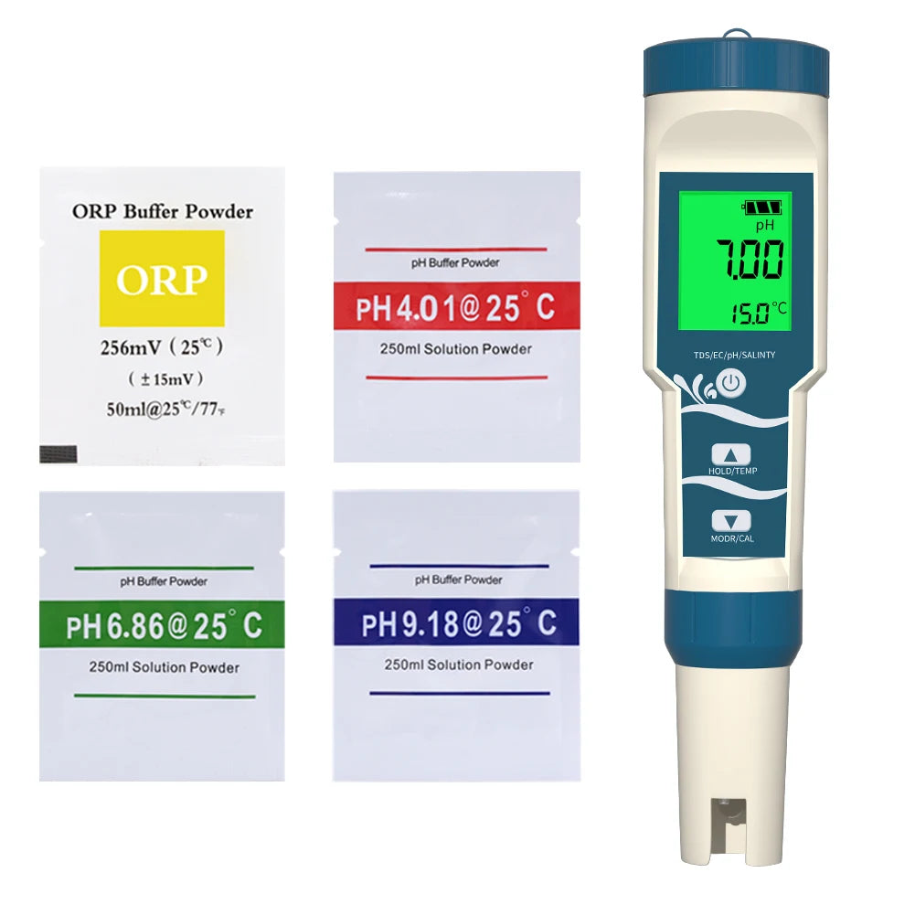 Yieryi Digital Hydrogen Water Tester PH/ORP/Temp/H2 Water ppb ppm Meter with ATC 0.01 Resolution