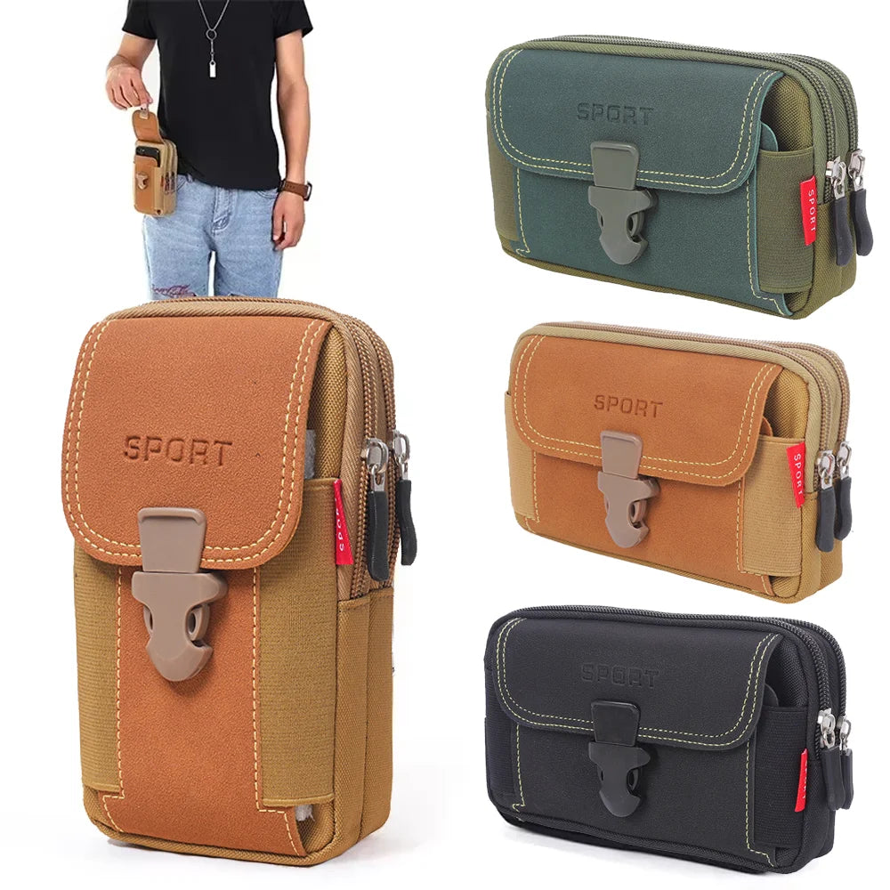 Multi-functional Large Capacity Waist Bag Attaches To Your Belt