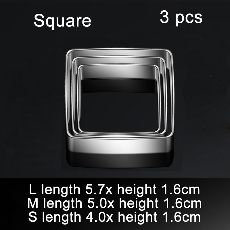 Stainless Steel Embossed Cutting Tool. Great For Making Fancy Edges or Cutting Dough for Dumplings.