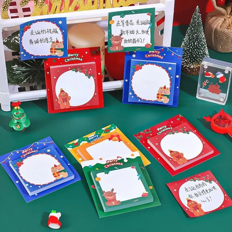 1 Piece Christmas Sticky Notepads.