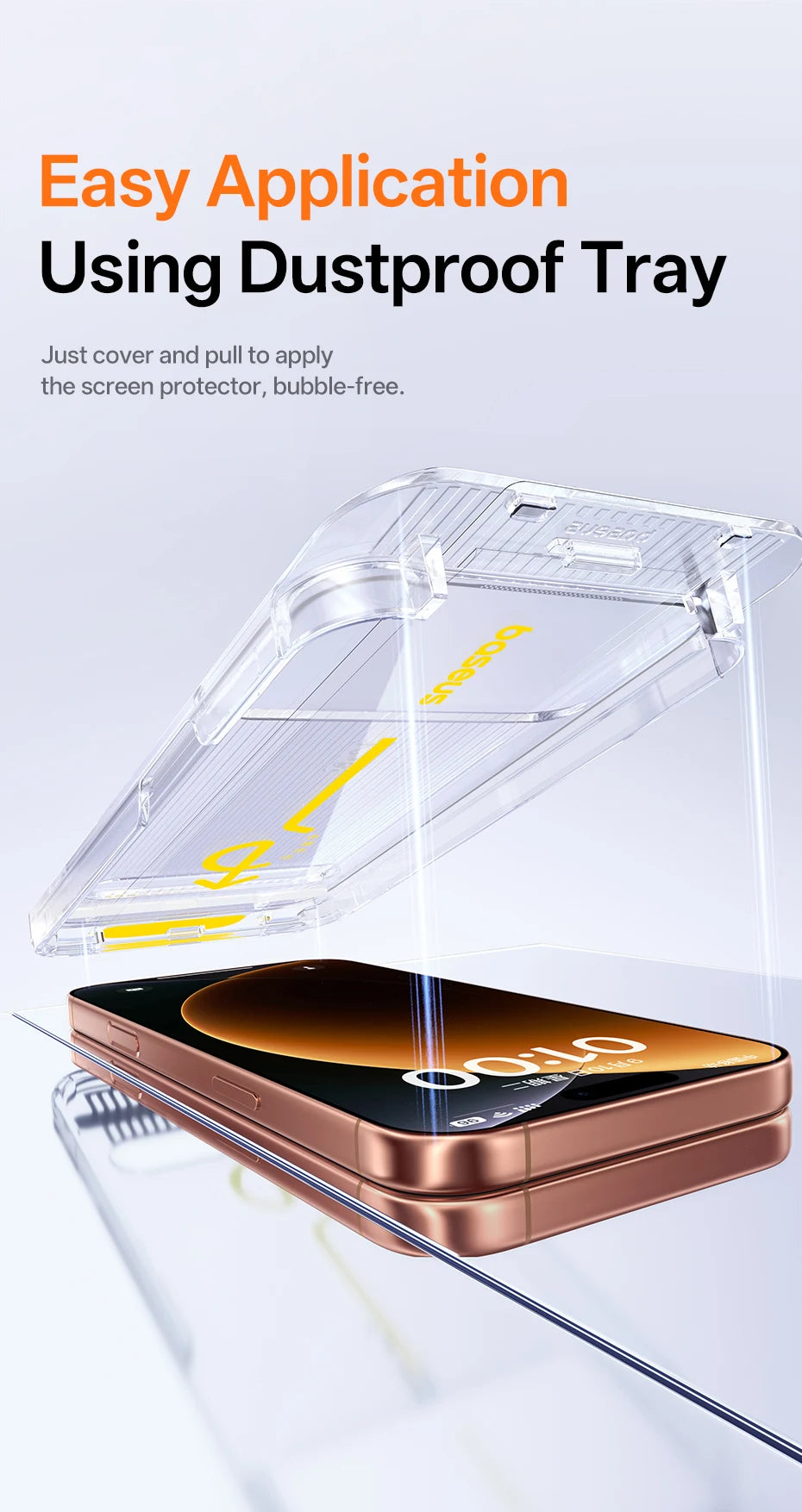 Baseus Tempered HD Screen Protector For iPhone 17 16 15 14 13 12 Pro Max