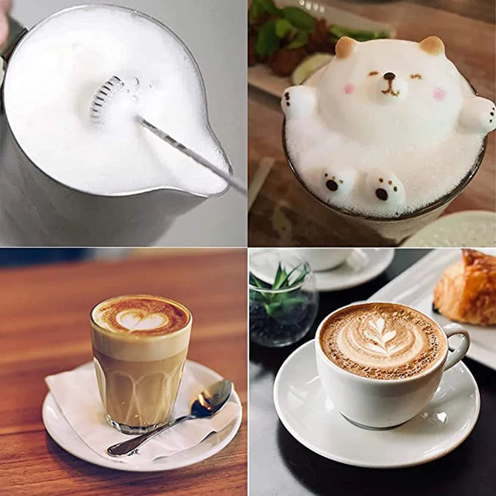 USB Rechargeable Handheld Electric 3-Speed Frother