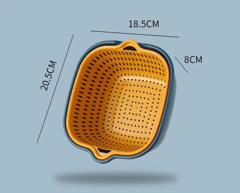 Double Layer Plastic Colander
