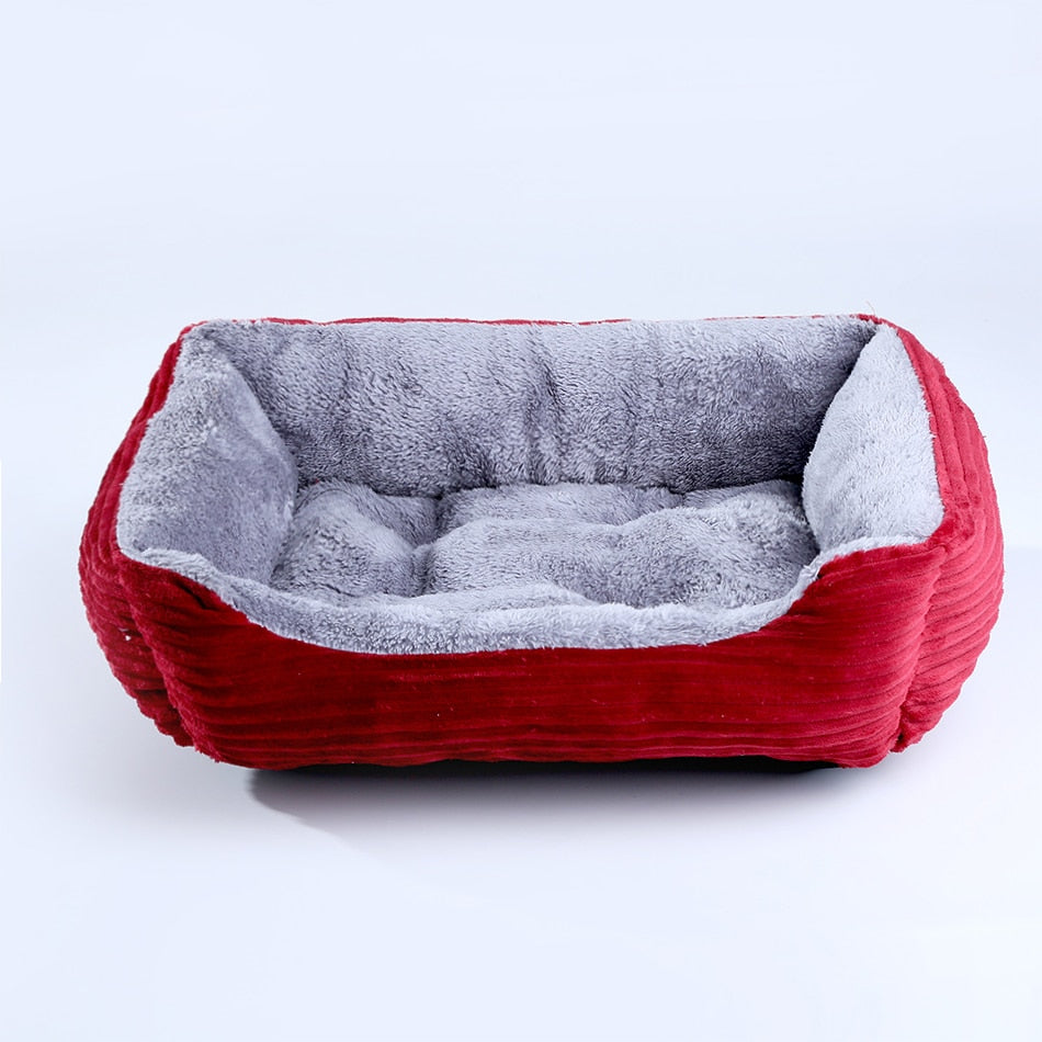 Pet Square Plush Kennel Bed Cushion.