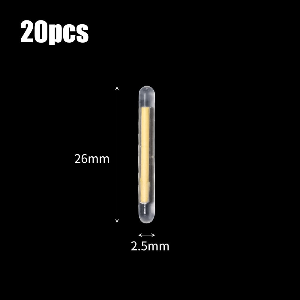 10/20/50PCS/lot 2.2-4.5mm Fluorescent light glow in the dark sticks.