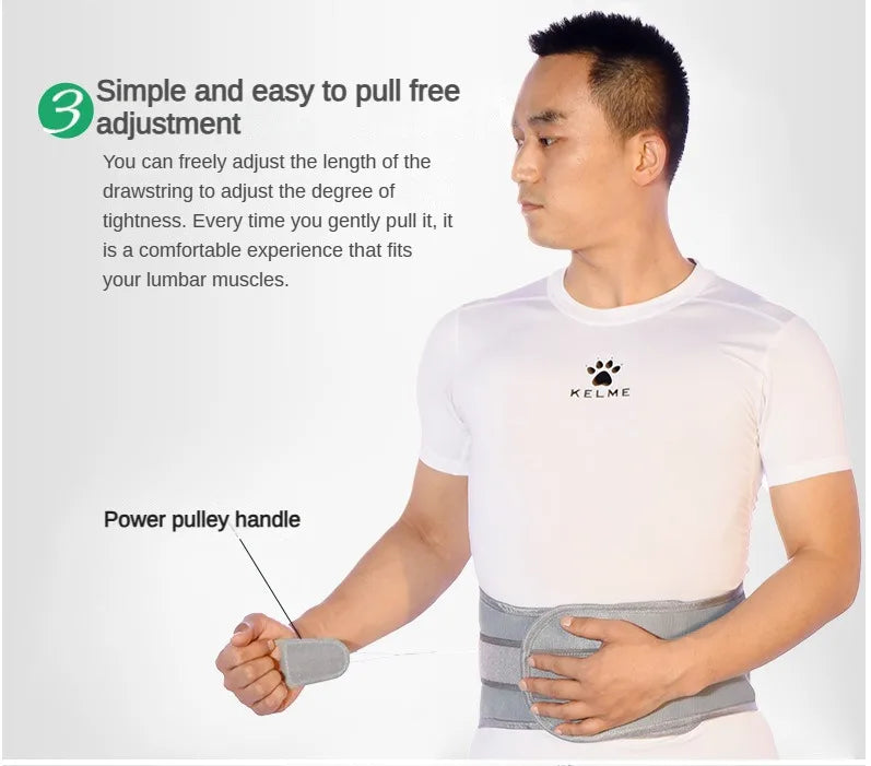 New Double Pull Waist/Back Brace For Lumbar Posture Support