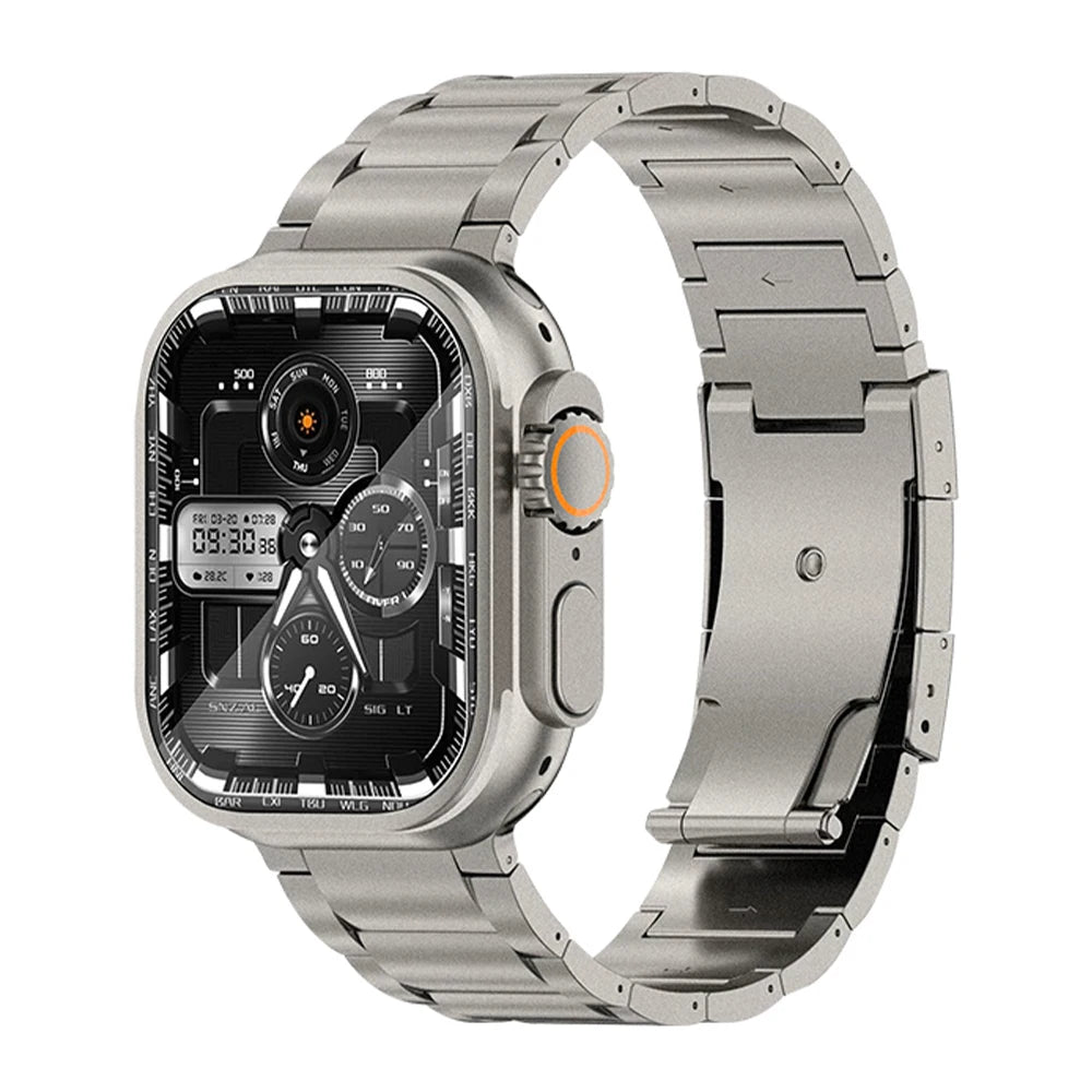 Titanium Metal Strap for Apple Watch Ultra 2 49mm 46mm 45mm 44mm 42mm Series 10 9 8 7 6 SE 5 4