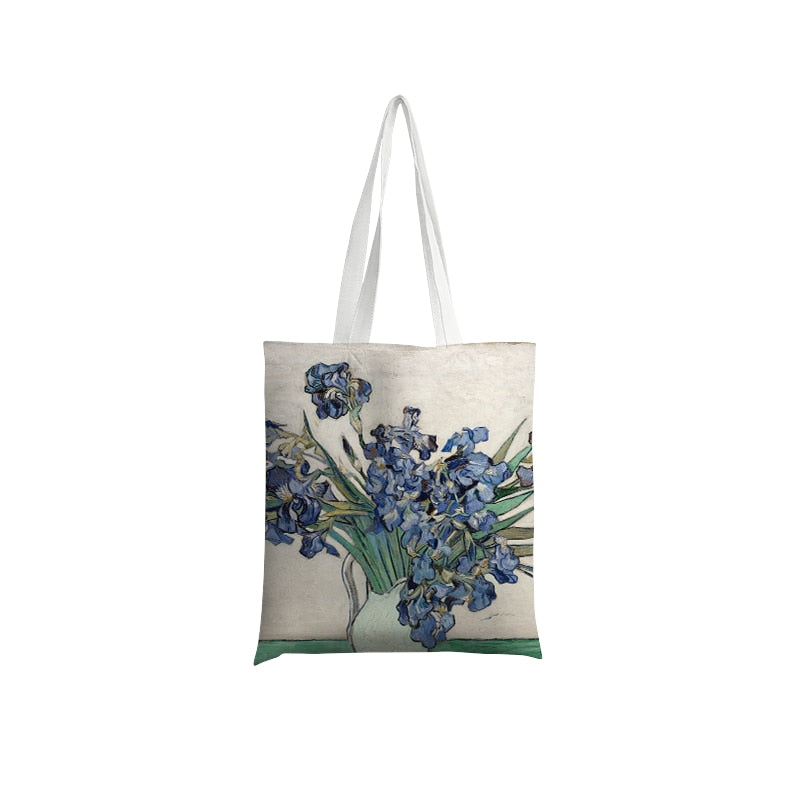 Van Gogh Oil Painting Canvas Shoulder Bags.