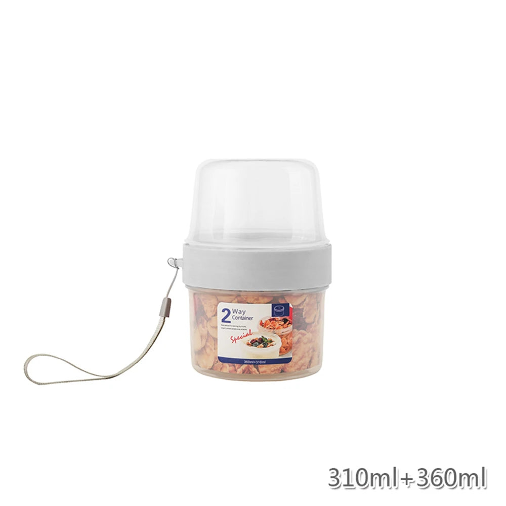 Breakfast Oatmeal Or Yogurt Sealed Container