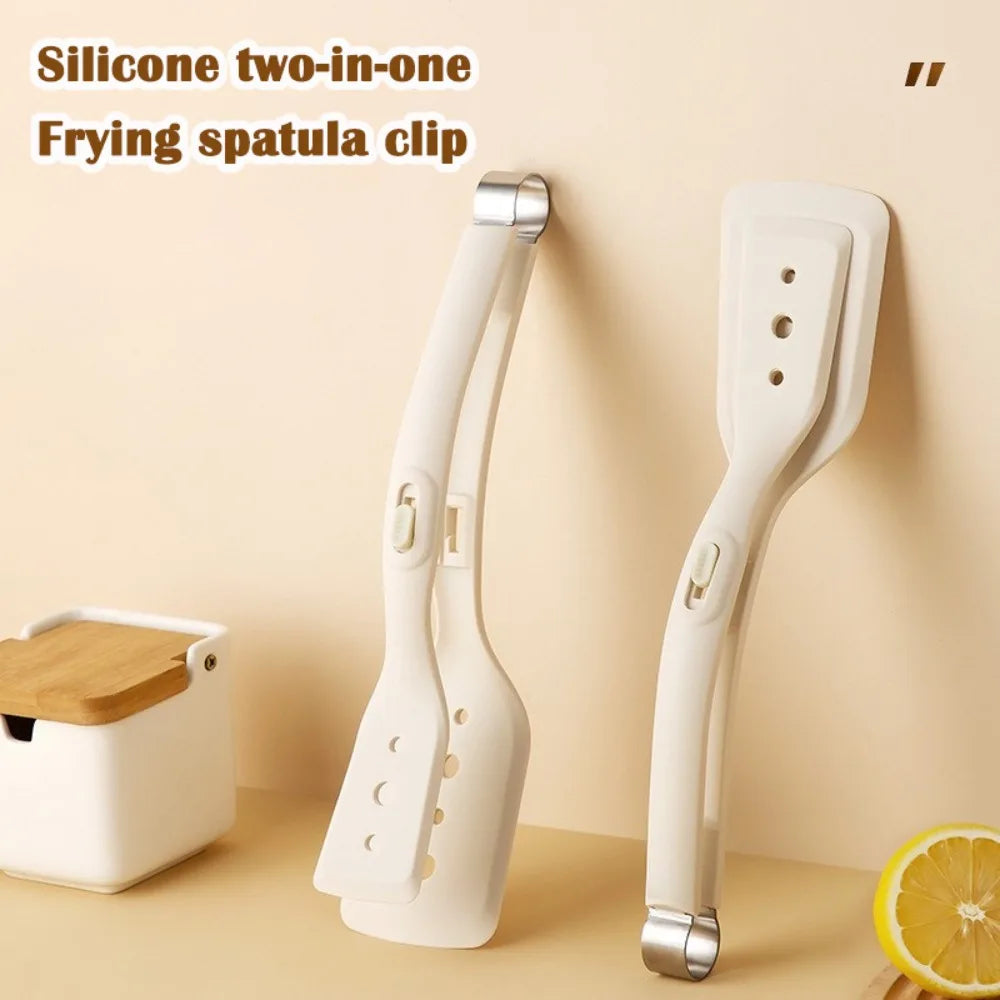 2 in 1 Silicone Shovel Clip Kitchen Spatula