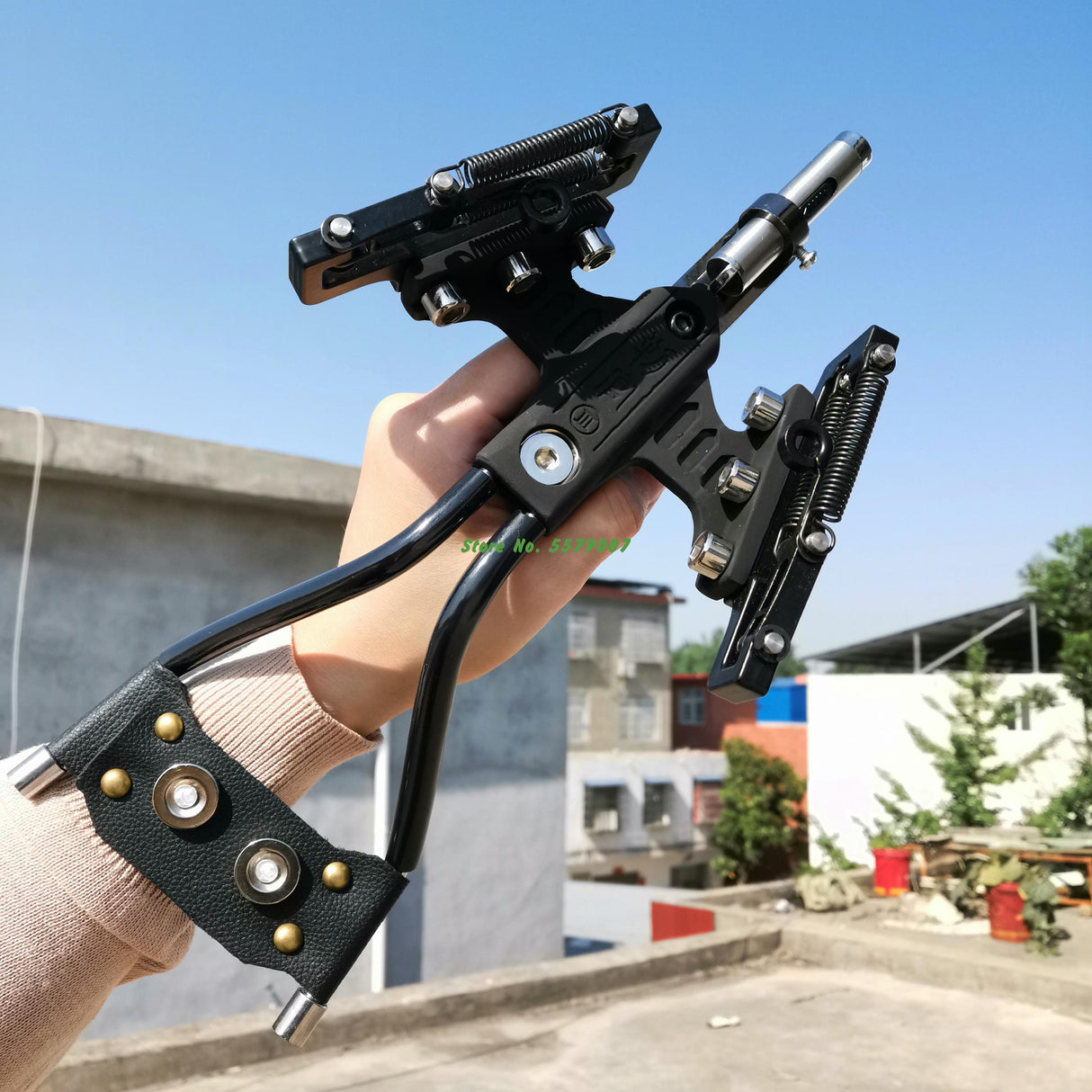 Professional Hunting Or Fishing Slingshot With Powerful Laser.