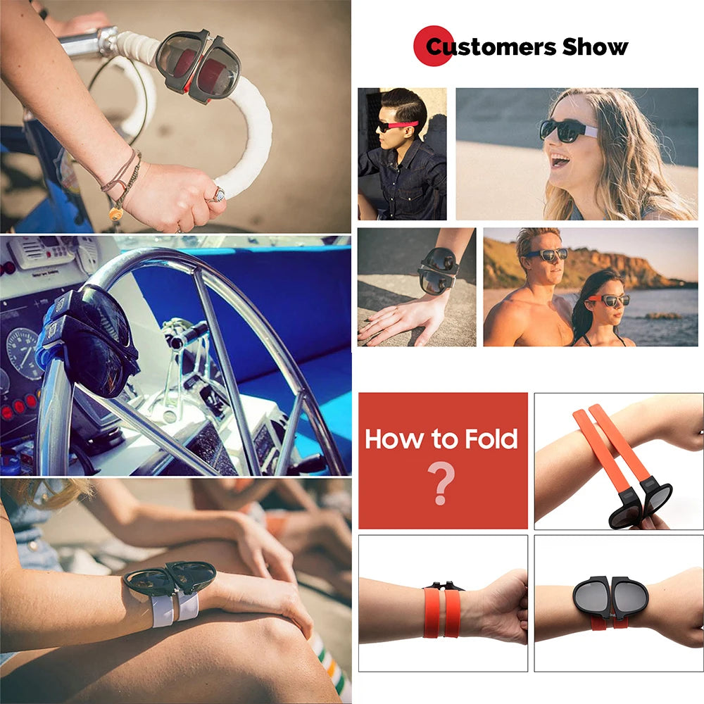 IENJOY Foldable Sunglasses Polarized And Non-Polarized